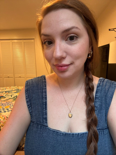 woman after wearing urban decay all nighter setting spray reformulation